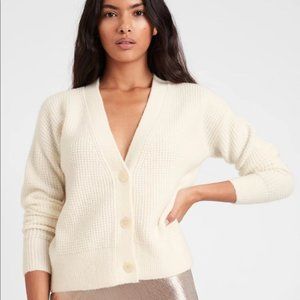 Women's Aire Waffle-knit Sweater Cardigan